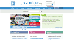 Desktop Screenshot of preventique.org